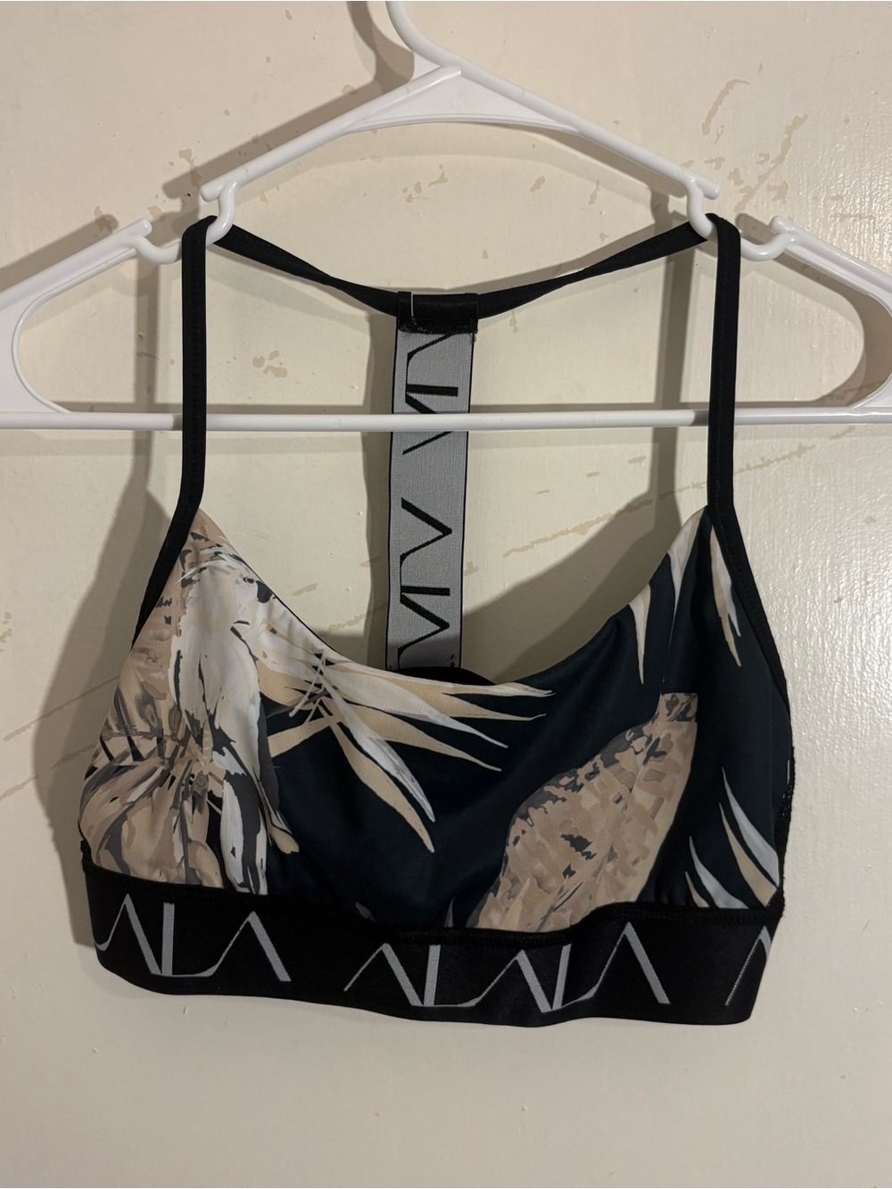 Alala Crest T-Back Bra in Tropic Print